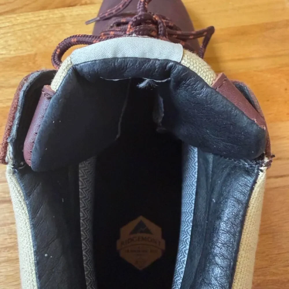 Unbranded Men's Brown and Burgundy Boots